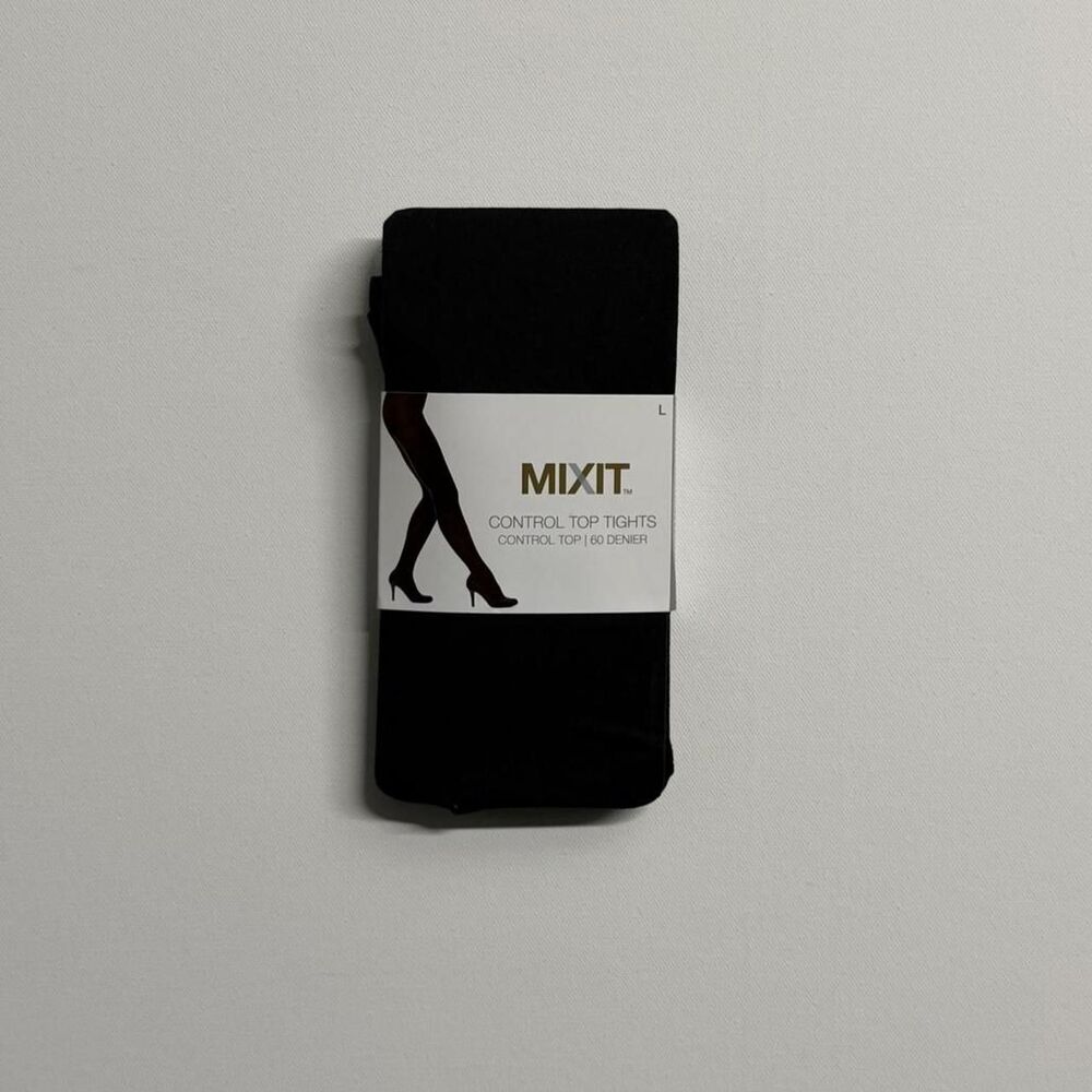 Mixit Women's Black Hosiery-tights